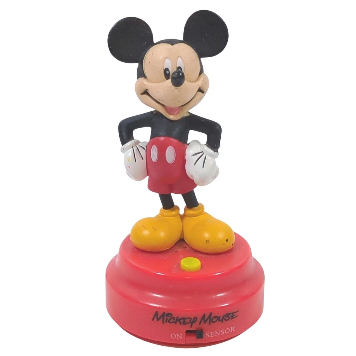 Disney Toys Mickey Mouse Race Car #28 & Gemmy Disney 5.75
