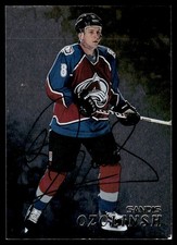 1998-99 Be a Player Autographs Sandis Ozolinsh Auto Colorado Avalanche #188