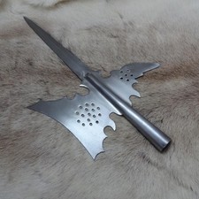 Medieval German Halberd Head / Pole Axe / Shaft Top Re-enactment LARP or Display
