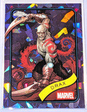 2025 Topps Chrome Marvel Sapphire DRAX #184 Purple Refractor /15 04/15