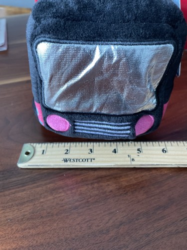 Doggy (Dolly) Parton Hundespielzeug Plüsch Tour Bus mit Schmetterling Kauspielzeug schwarz Neu mit Etikett - Bild 4 von 7