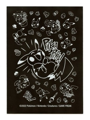 Pikachu Comic-Style Individual Card Sleeve Pokemon Center Original