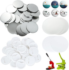 400 Pcs 58Mm/2.25In Button Maker Supplies - round Badge Button Parts