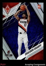 2022-23 Panini Chronicles Phoenix Blue #557 Shaedon Sharpe 87/99 ROOKIE RC