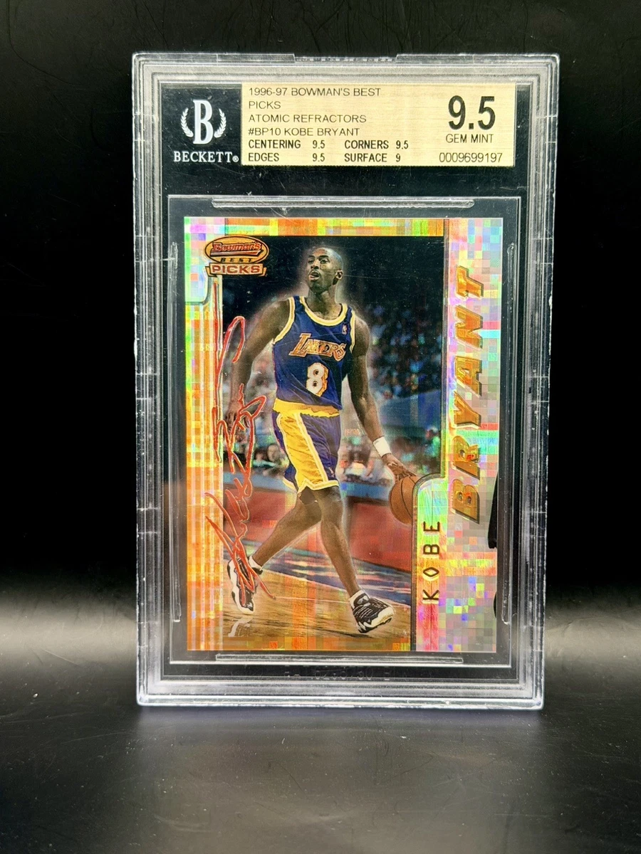 Bowman Kobe Bryant Grade 9.5 Basketball Rookie Sports Trading