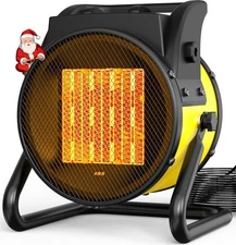 Outdoor Heaters for Patio, 1500W Outdoor Space Heater with 3S PTC Fast Heatin...
