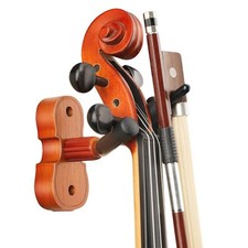 Violin Viola Wall Mount Hanger,Violin Viola Hook,Violin holder,with Mahogany