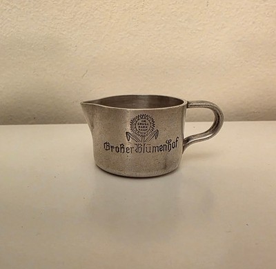 Vintage Small Tankard ''IM GRUGA PARK ESSEN, Großer Blumenhof'' souvenir from the