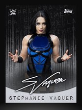 Topps WWE Slam Ascendancy Stephanie Vaquer Black Iconic
