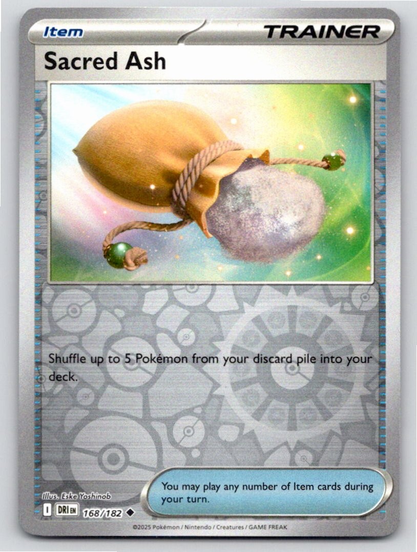 POKEMON SACRED ASH DESTINED RIVALS 168/182 REVERSE HOLO NM A47489 FREE S&H