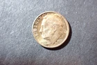 One  Roosevelt Dimes 90% Silver dated 1951 AU Cond ROOS 075