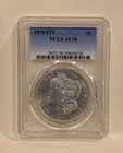 1878-P 8TF $1 Morgan Silver Dollar PCGS AU 58