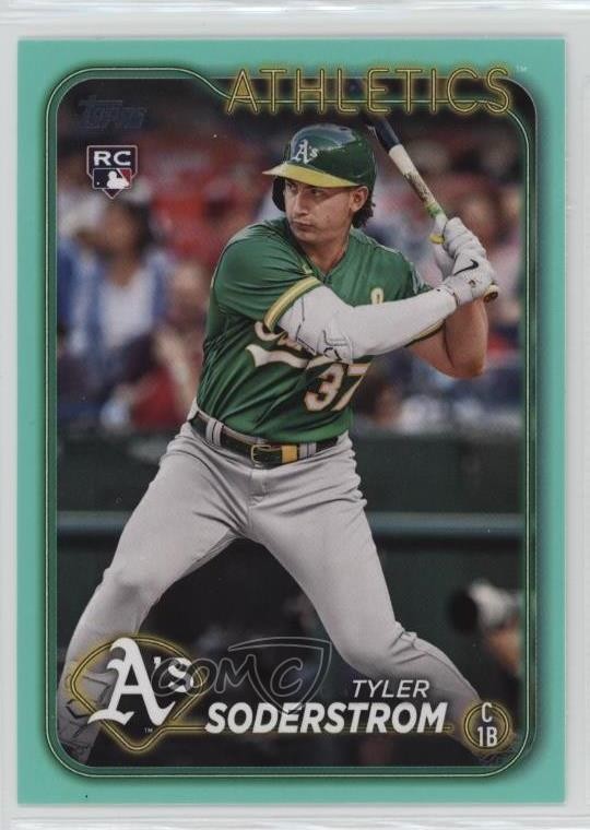 2024 Topps Series 1 Aqua Tyler Soderstrom #244 2d9