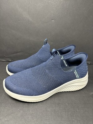 Skechers Slip-ins Ultra Flex 3.0 Shoes Womens 9.5W Navy Blue Hands Free Sneakers