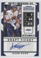 2020 Contenders Draft Picks College Ticket Green Foil Jacob Knipp #209 Auto 0q0m