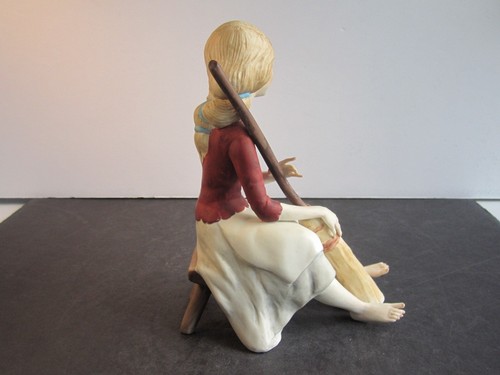 Cybis Porcelain Figurine Cinderella Before The Ball Girl With Broom MINT - Picture 3 of 6