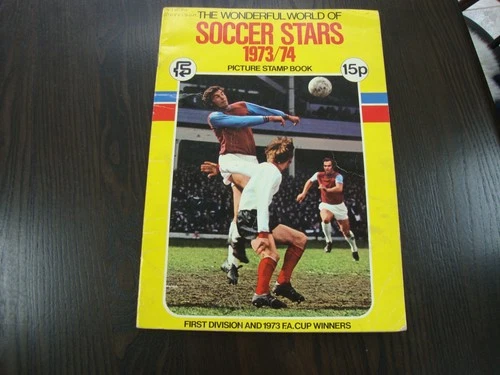 FKS 1973-74 WONDERFUL WORLD OF SOCCER STARS FOOTBALL  STICKER ALBUM