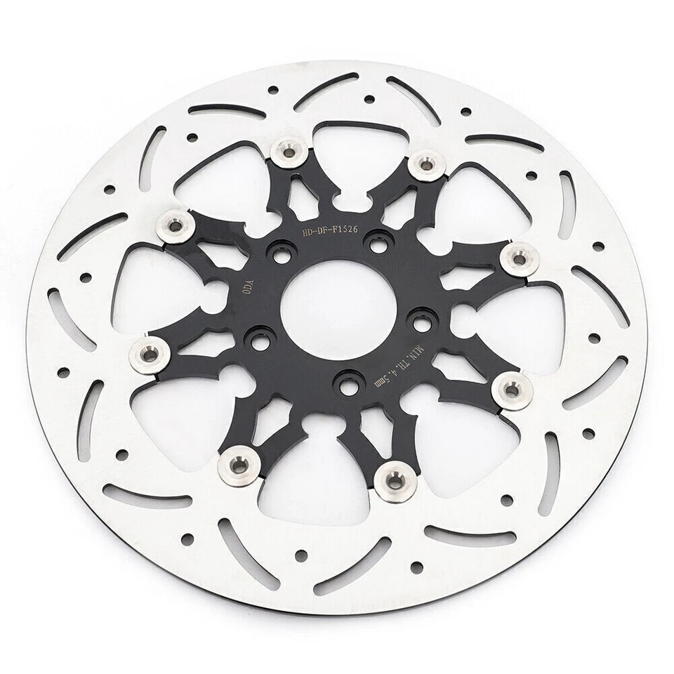 Floating 11.8" Front Brake Rotors for Harley Touring Road King Road Glide FLTRX Foto 3 de 4