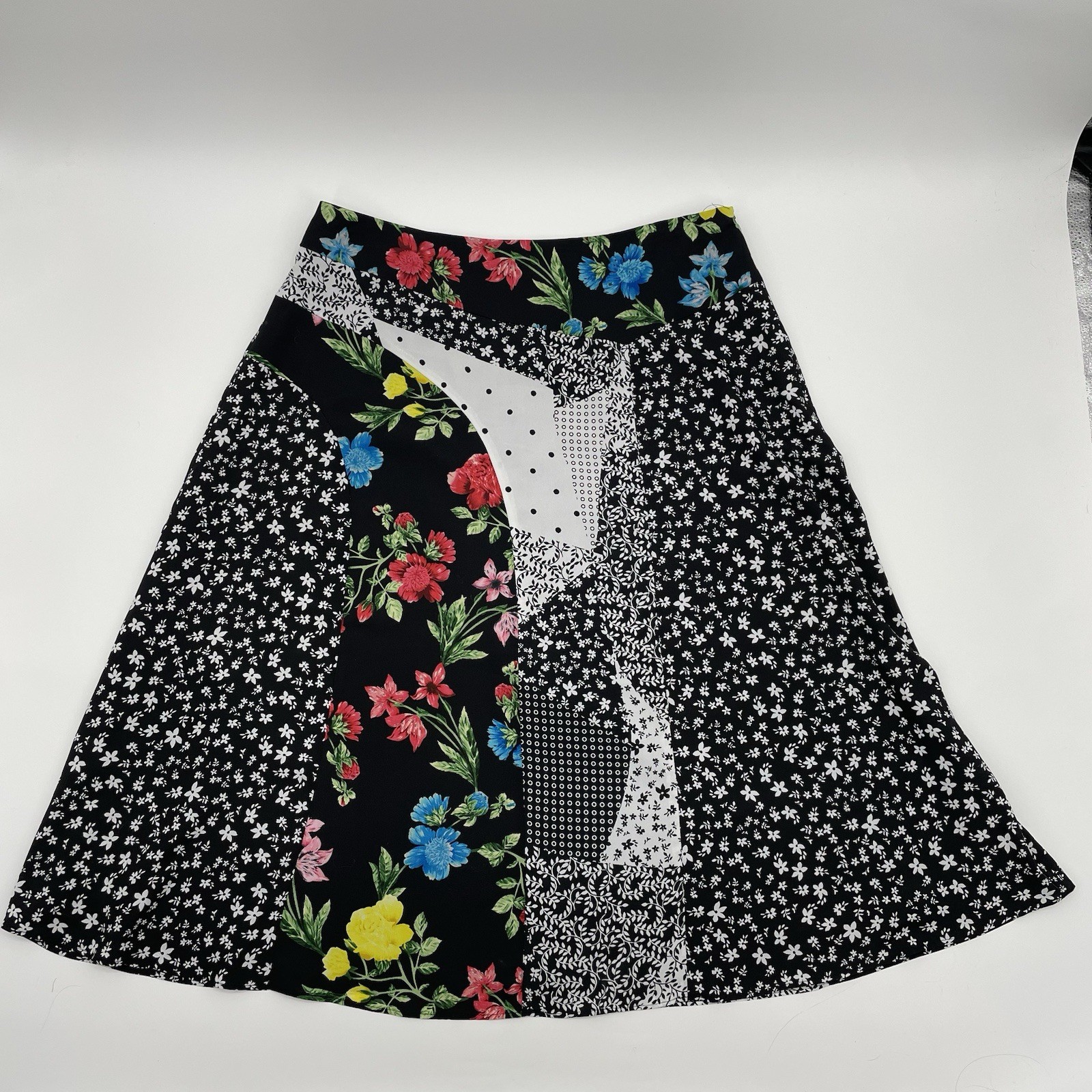 Calvin Klein Multicolor Floral Patchwork Polka Do… - image 1