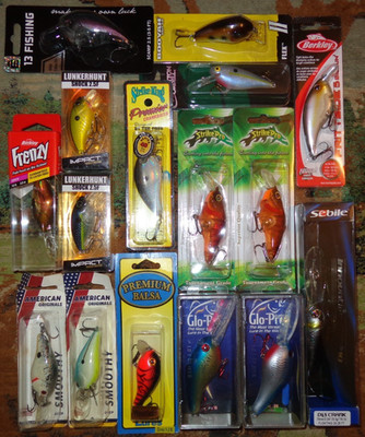 Lot 17 New Assorted Berkley Strike King Pro Luck-E-Strike Booyah Fishing Lures