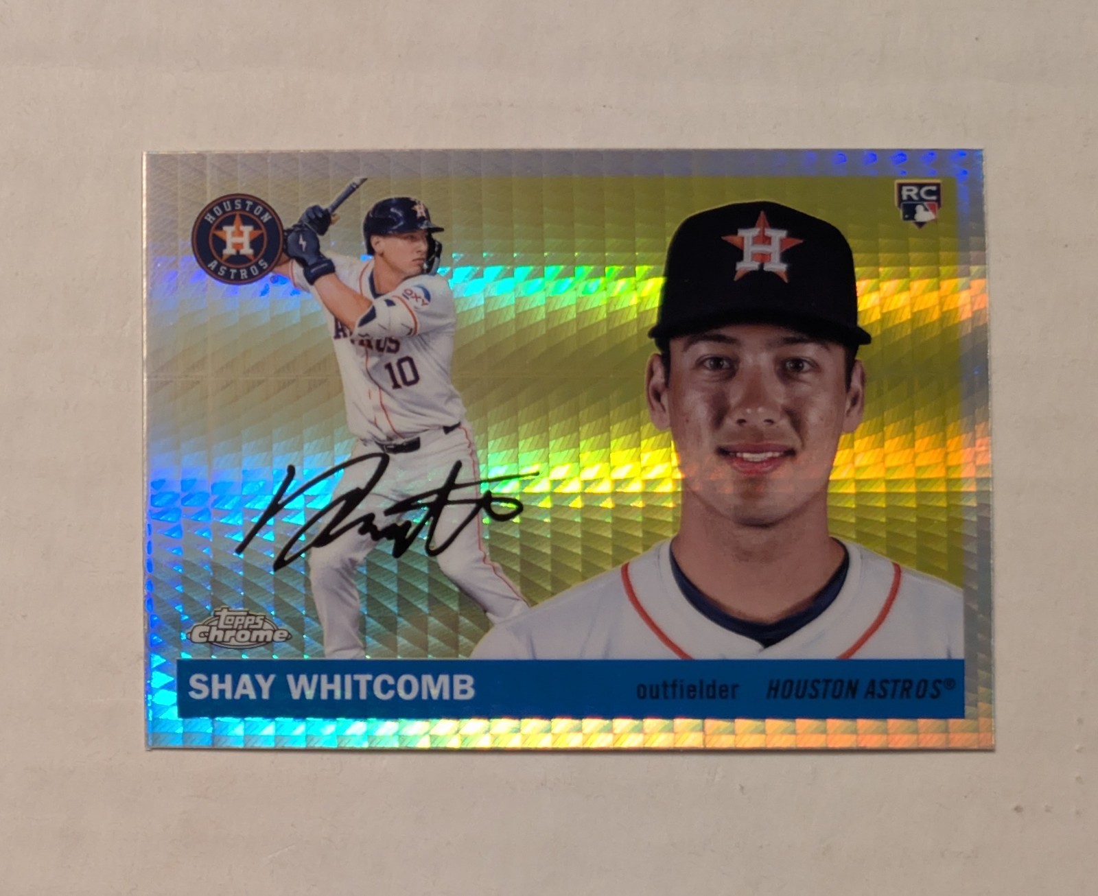 Shay Whitcomb 2025 Topps Chrome Platinum Anniversary #281 Prism Refractor Rookie