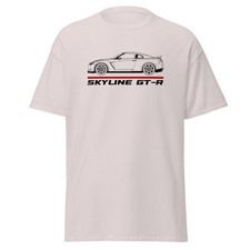 For Skyline GT-R 2009 Fans Car Tee T-Shirt Birthday Gift Racing Auto Enthusiast