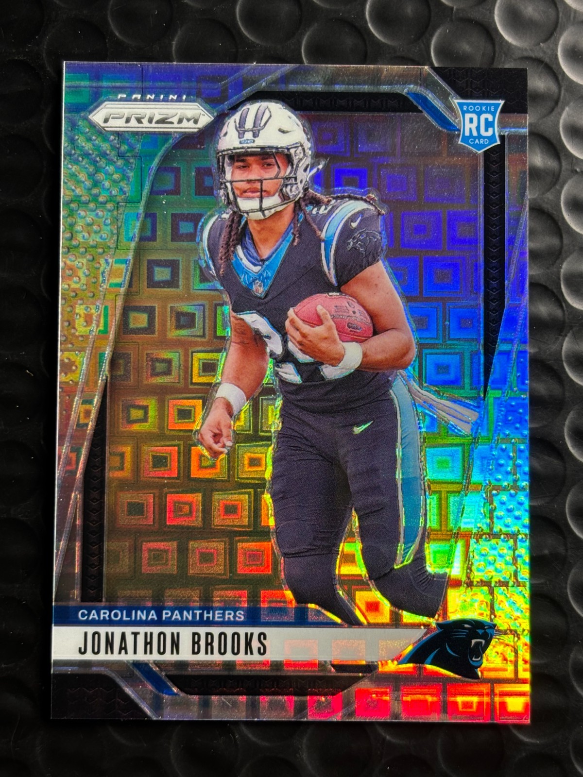2024 Panini Prizm Rookies Jonathon Brooks #357 Pandora Prizm /400 (RC) Panthers