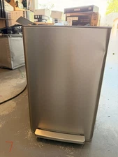 Kohler 47L Step Trash Can SS Silver (Read Description)