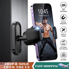 1/2PCS Strong Magnetic Phone Holder 360  Rotatable Smartphones Mount for Gym