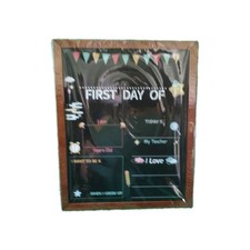 First and Last Day of School Board, 11'' x 14'' Double Sided Chalkboard NIB