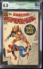 1966 Amazing Spider-Man 34 CGC 8.0 Qualified Kraven Classic Cover.