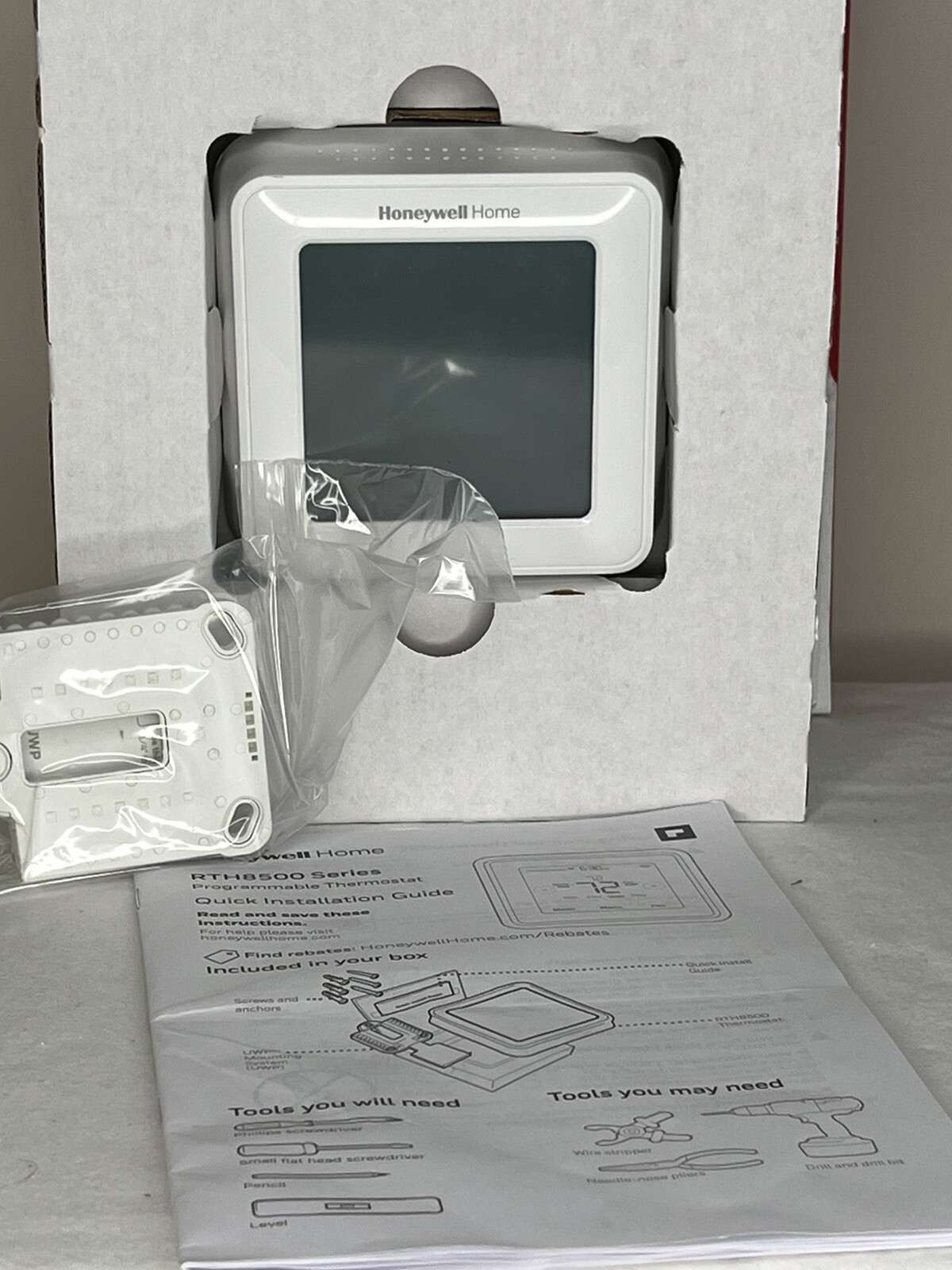 Honeywell 7 Day Programmable Thermostat Rth8560d For Sale Online Ebay
