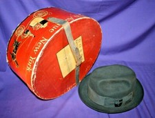 Vintage Dobbs Fifth Avenue Mens Hat in Box Felt Size 7 1/8.