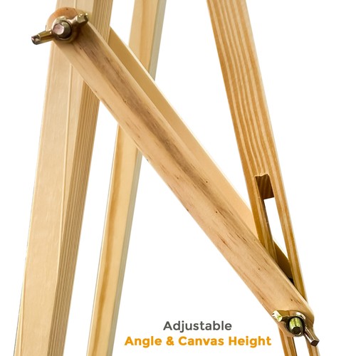 Studio Easel Art Craft Display Easel 74cm-114cm Height Painting Canvas Stand - Picture 5 of 8
