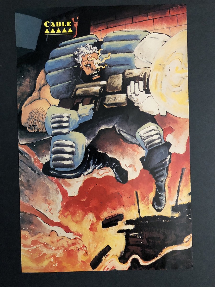 Cable - Nathan Summers - X-Men - Marvel Comic Book Poster 6.5x10