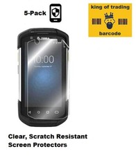 Screen Protectors 5-Pack for Zebra TC72, TC77, TC720L, TC77HL Android Scanners 