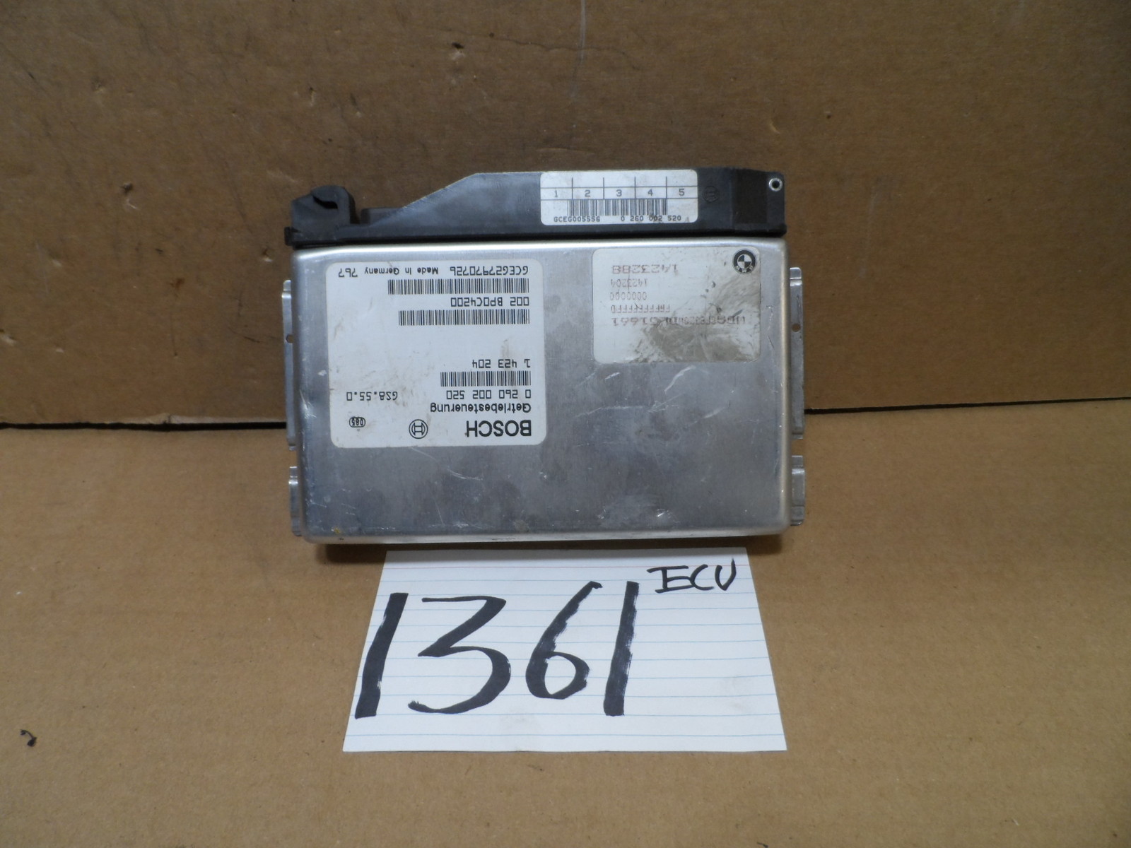 1998 BMW 740i  #1361  Engine Computer ECM ECU ( 0 260 002 520 )