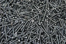 (500) Combo Drive Hex Head 10 x 1-1/2 Sheet Metal Screws AB Slotted & Phillips