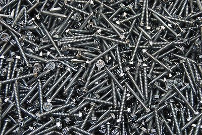 (500) Combo Drive Hex Head 10 x 1-1/2 Sheet Metal Screws AB Slotted & Phillips