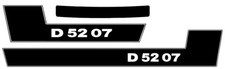 Deutz Traktor D5207 Aufkleber Logo Emblem Sticker .