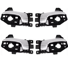 Set 4 Left Right Inside Door Handle Plating For Kia Carens Rondo 13-16 Set 4 Left Right Inside Door Handle Plating For Kia Carens Rondo 13-16