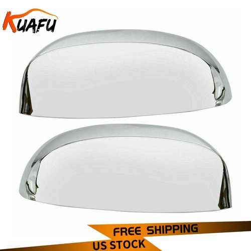 For 07-13 14 Chevrolet Silverado GMC Sierra Yukon Full Chrome MirroCover Caps - Picture 10 of 20