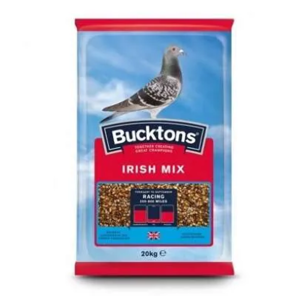 Bucktons Irish Pigeon Mix Feed 20kg HIGH ENERGY PIGEON FEED FOOD SEED