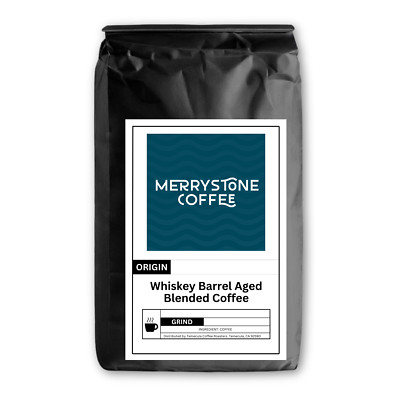 Merrystone Coffee Whiskey Barrel Aged Bourbon Infused Roasted to Order Guatemala