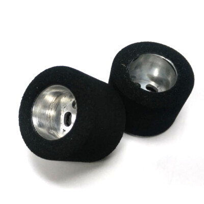 H&R Racing HR1207 27 x 21mm Hard Foam Tire w/ Wheel 1/8 Axle (2) 1:24 Slot Car