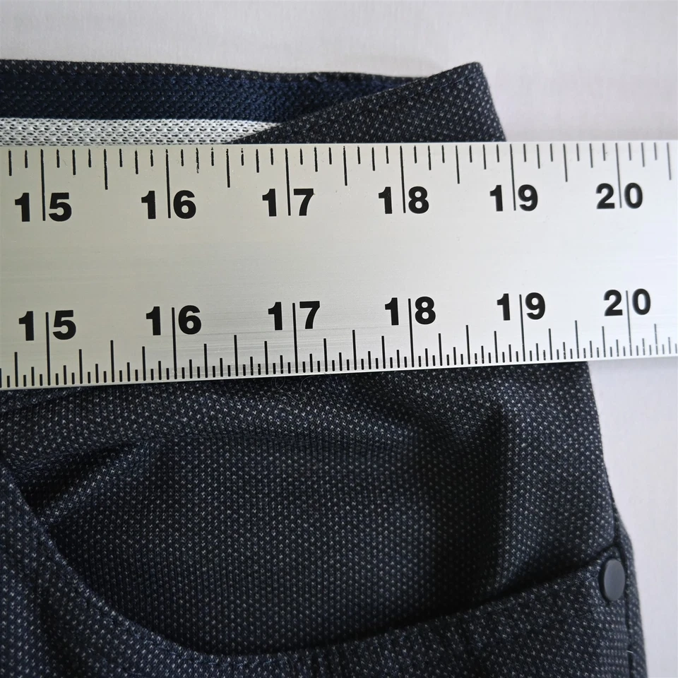 Pantalones informales Brax 36x32 Blue Birdseye Chuck Hi Flex Jersey 5 bolsillos sarga suave Foto 2 de 4