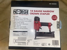 Norge Tool Company #10024602. 18 Gauge Narrow Crown Stapler