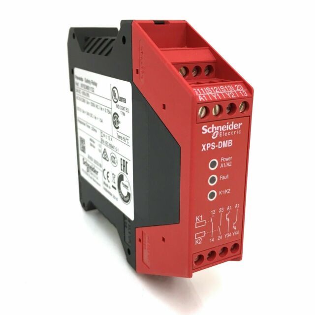 Schneider Electric XPSAC5121 24V/AC Modulo di Sicurezza - Rosso/Nero