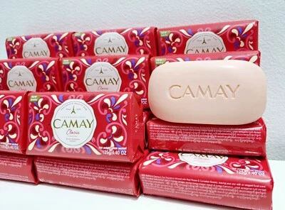 72x 125g Camay Classic Fragrance Beauty Soap Bar with Sensual Scent for All Skin