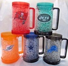 NFL Team Logo 16oz Freezer Mug Color Insert by The Memory Co -Select- Team Below